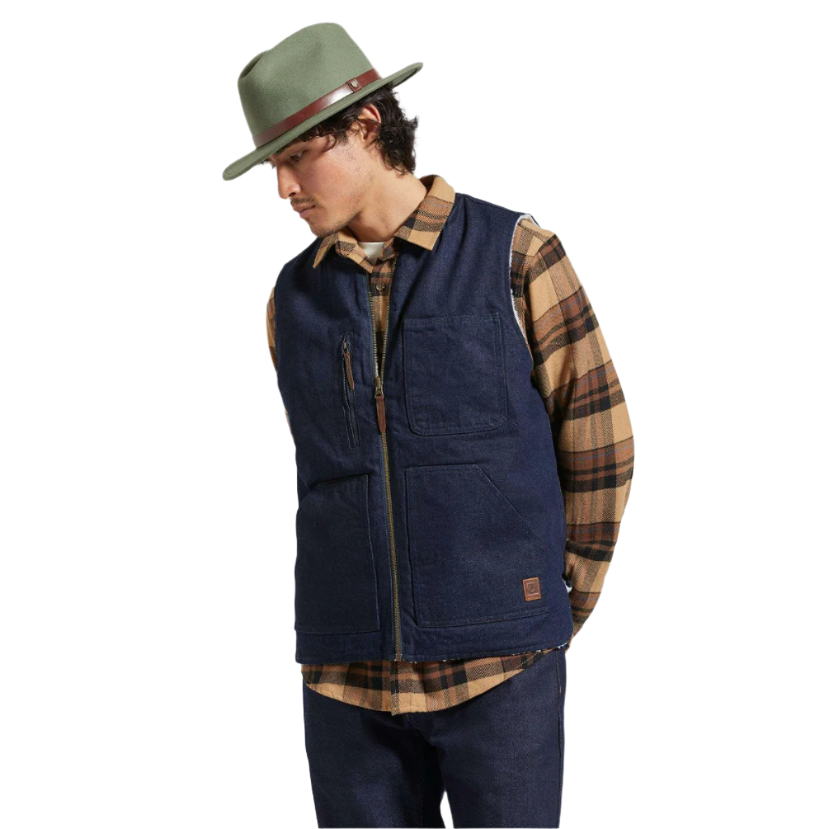 Brixton - Messer Fedora - Light Moss - Velocity 21