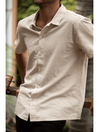 Rhythm - Classic Linen SS Shirt - Sand - Velocity 21