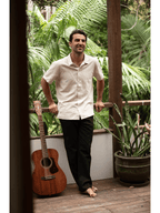 Rhythm - Classic Linen SS Shirt - Sand - Velocity 21