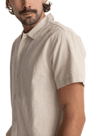 Rhythm - Classic Linen SS Shirt - Sand - Velocity 21