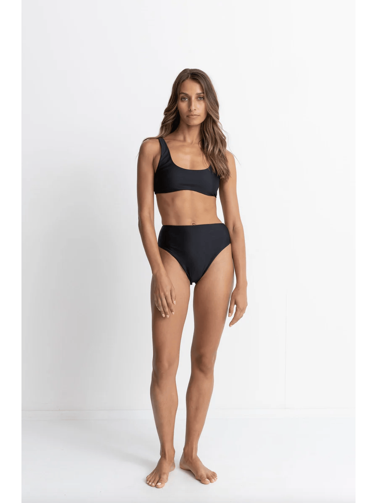 Rhythm - Classic Crop Top - Black - Velocity 21