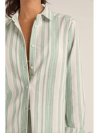 Rhythm - Dinero Stripe Beach Shirt - Velocity 21