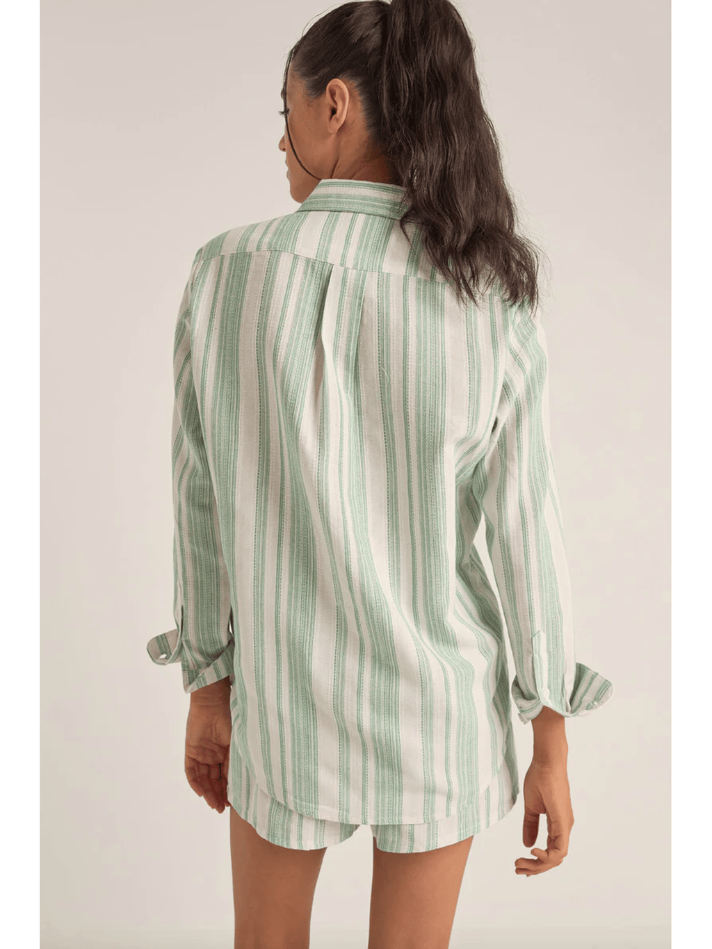 Rhythm - Dinero Stripe Beach Shirt - Velocity 21