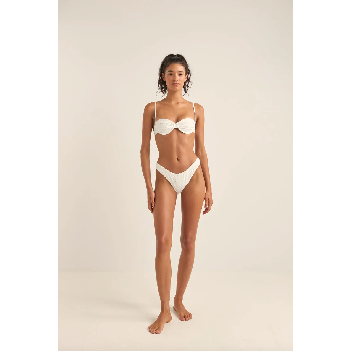 Rhythm - Brighton Eyelet Pico Hi Cut Pant - Velocity 21