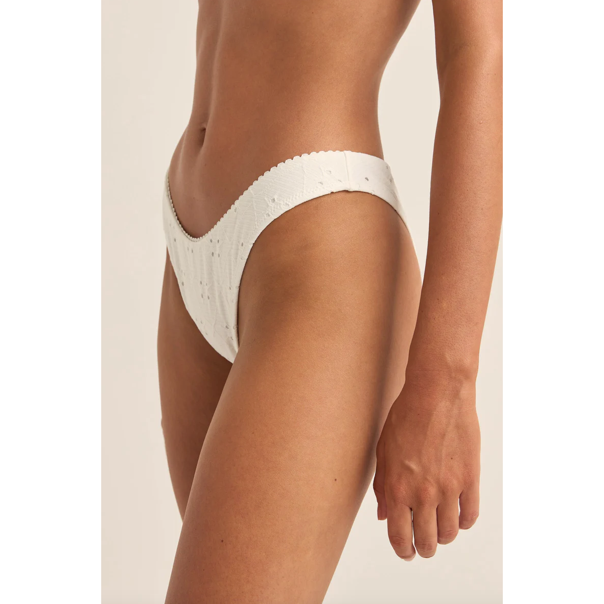 Rhythm - Brighton Eyelet Pico Hi Cut Pant - Velocity 21
