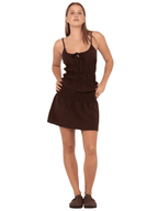 Rusty - Palm Springs Shirred Mini Skirt - Velocity 21