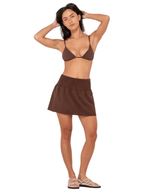 Rusty - Palm Springs Shirred Mini Skirt - Velocity 21