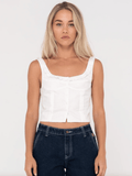 Rusty - Violeta Ruffle Neck Top - Velocity 21