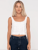 Rusty - Violeta Ruffle Neck Top - Velocity 21