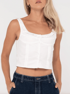 Rusty - Violeta Ruffle Neck Top - Velocity 21