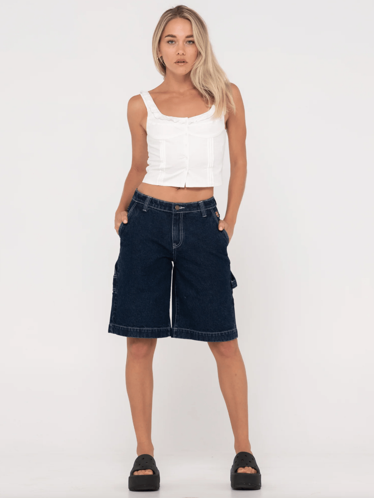 Rusty - Violeta Ruffle Neck Top - Velocity 21