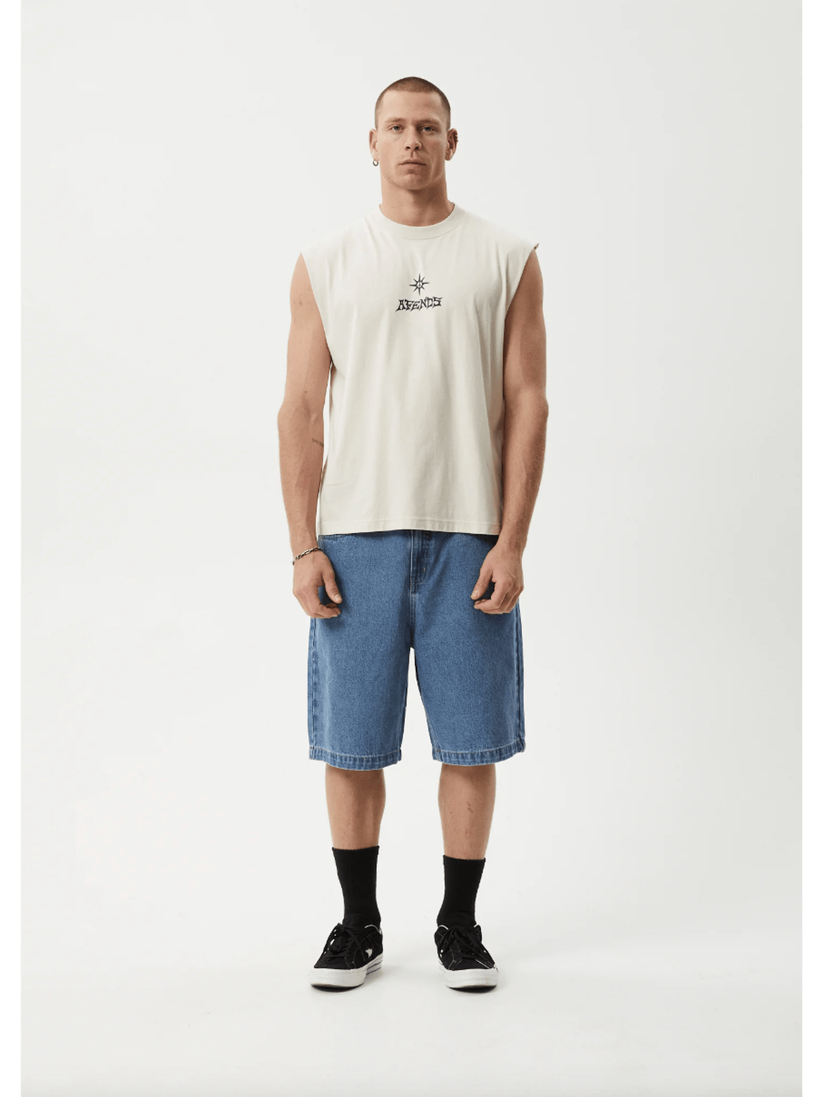 Afends - Peace Out Recycled Sleeveless Tee - Velocity 21