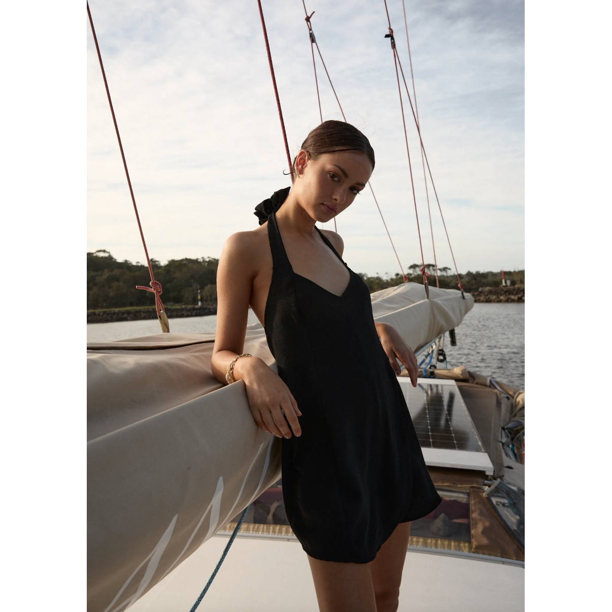 Afends - Amaya Halter Playsuit - Velocity 21