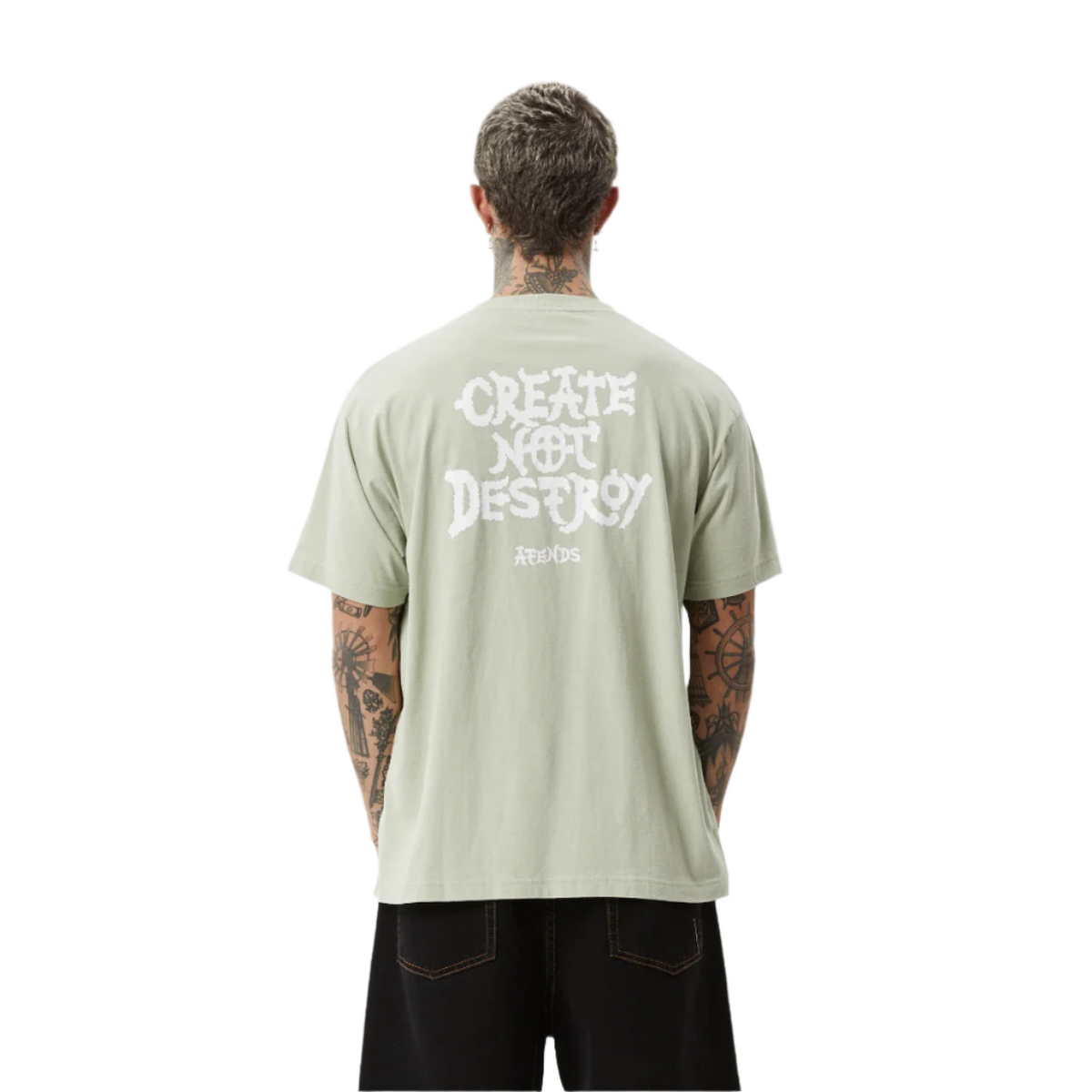 Afends - Destroyer Recycled Fit Boxy Tee - Velocity 21