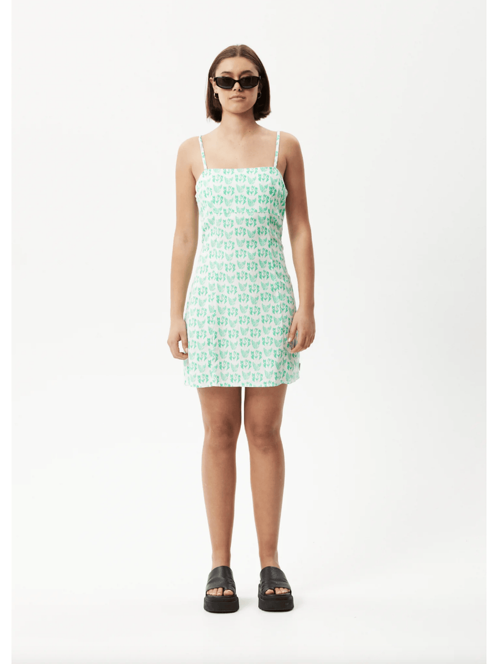 Afends - Swan Hemp Printed Mini Dress - Velocity 21