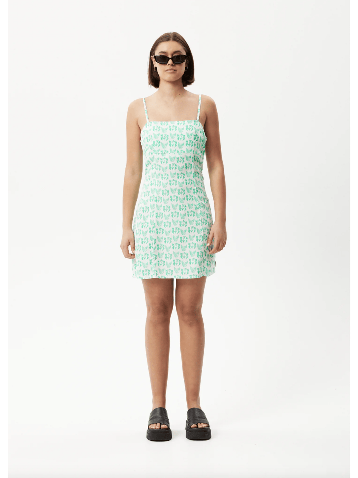 Afends - Swan Hemp Printed Mini Dress - Velocity 21