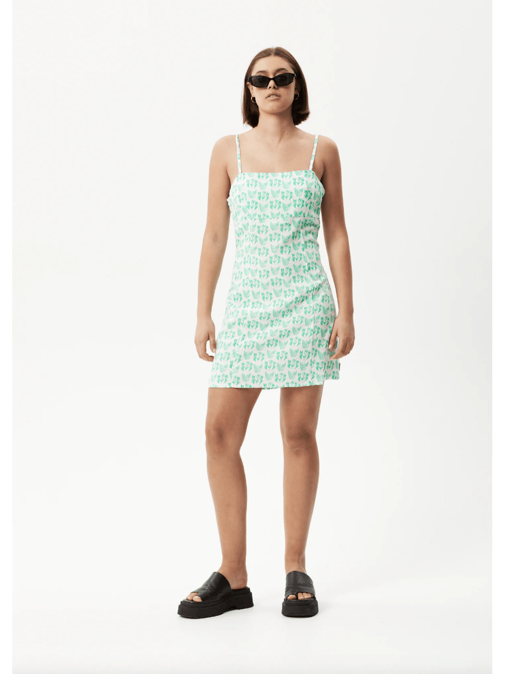 Afends - Swan Hemp Printed Mini Dress - Velocity 21