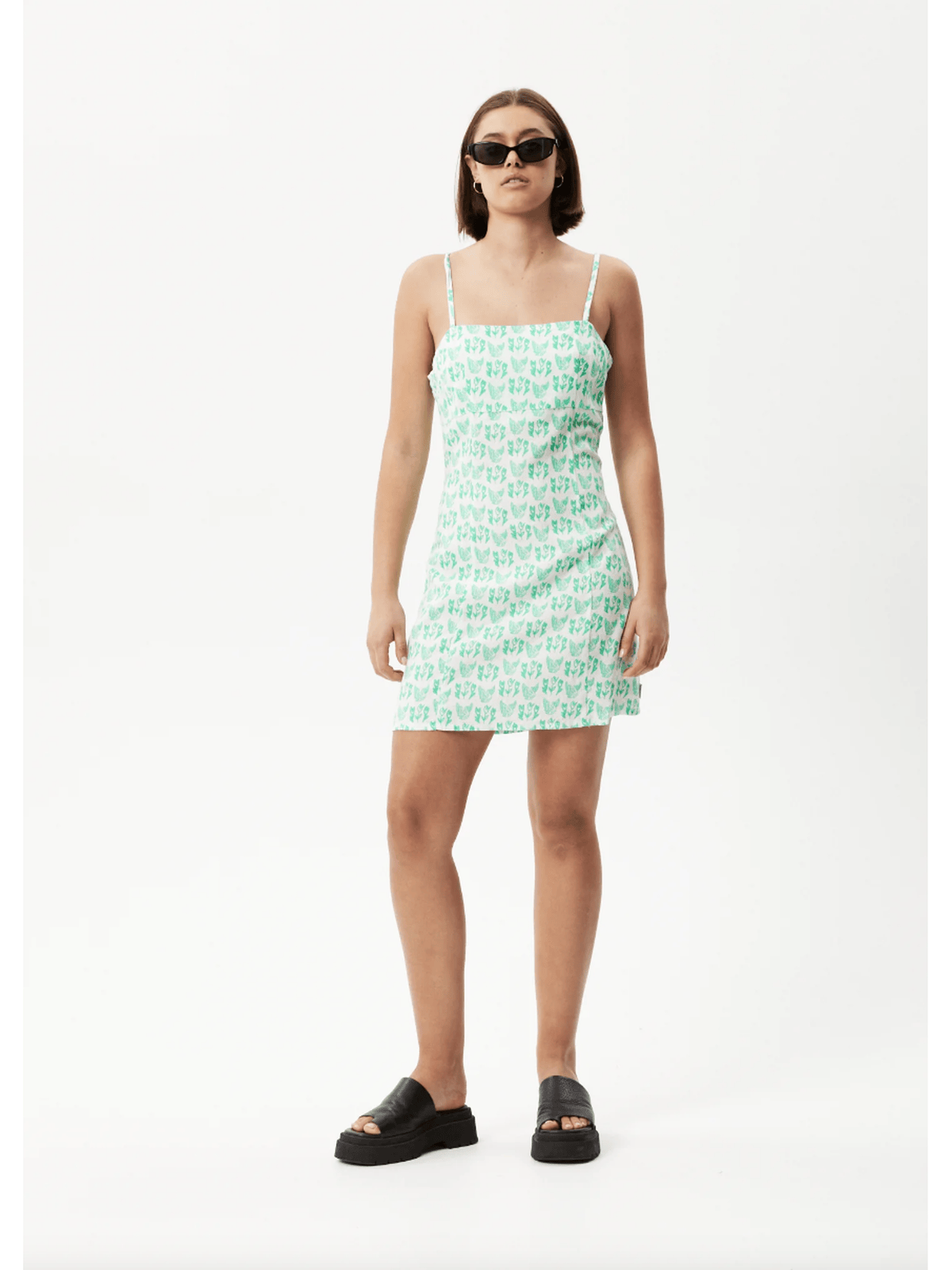 Afends - Swan Hemp Printed Mini Dress - Velocity 21