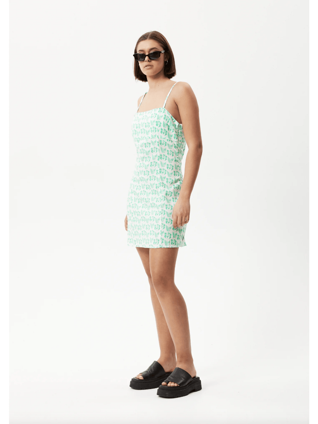 Afends - Swan Hemp Printed Mini Dress - Velocity 21