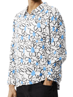 Afends - Waterfall Hemp Cuban LS Shirt - White - Velocity 21