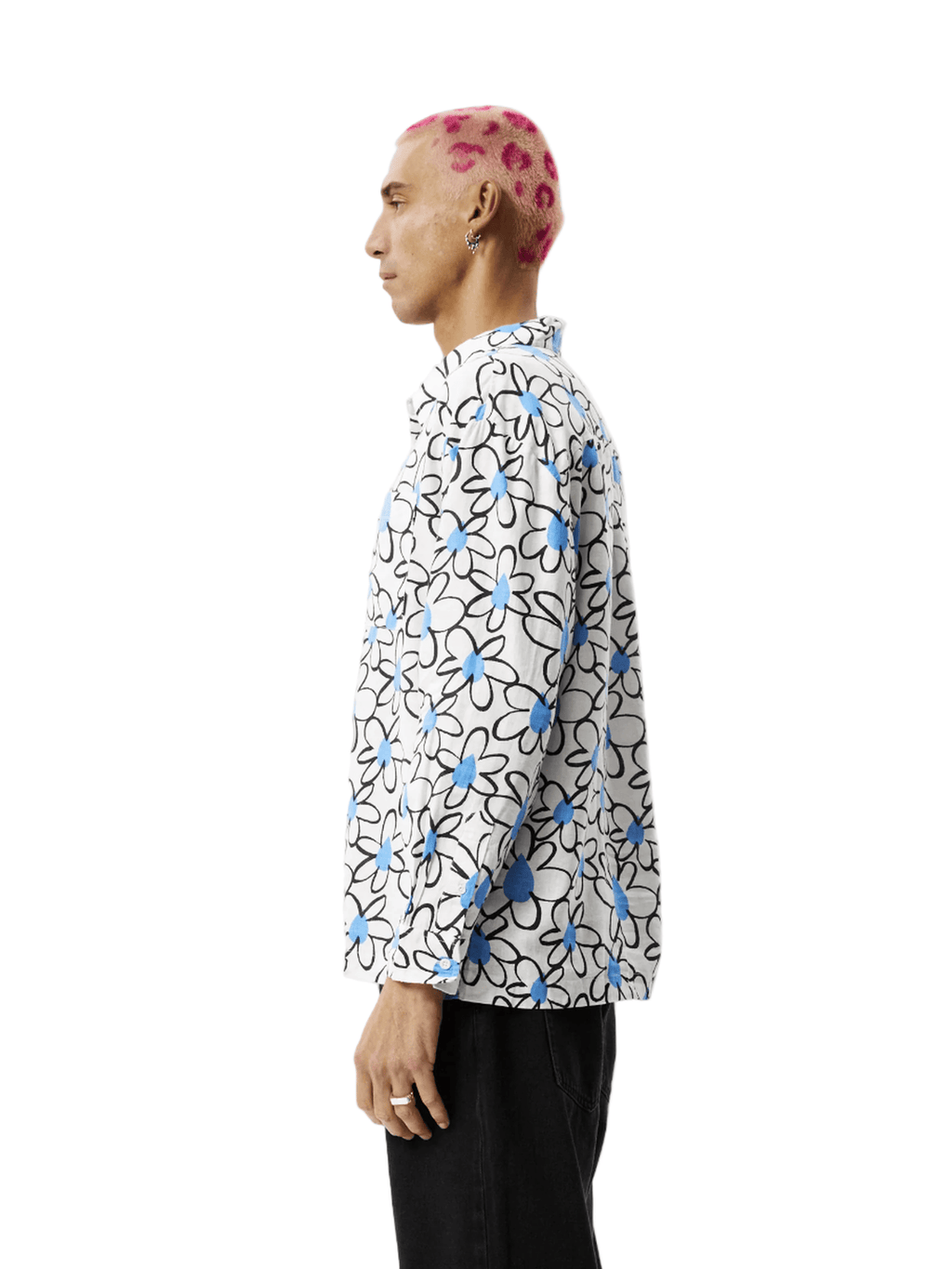 Afends - Waterfall Hemp Cuban LS Shirt - White - Velocity 21