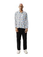 Afends - Waterfall Hemp Cuban LS Shirt - White - Velocity 21