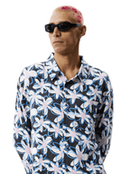 Afends - Waterfall Hemp Cuban LS Shirt - Stone Black - Velocity 21