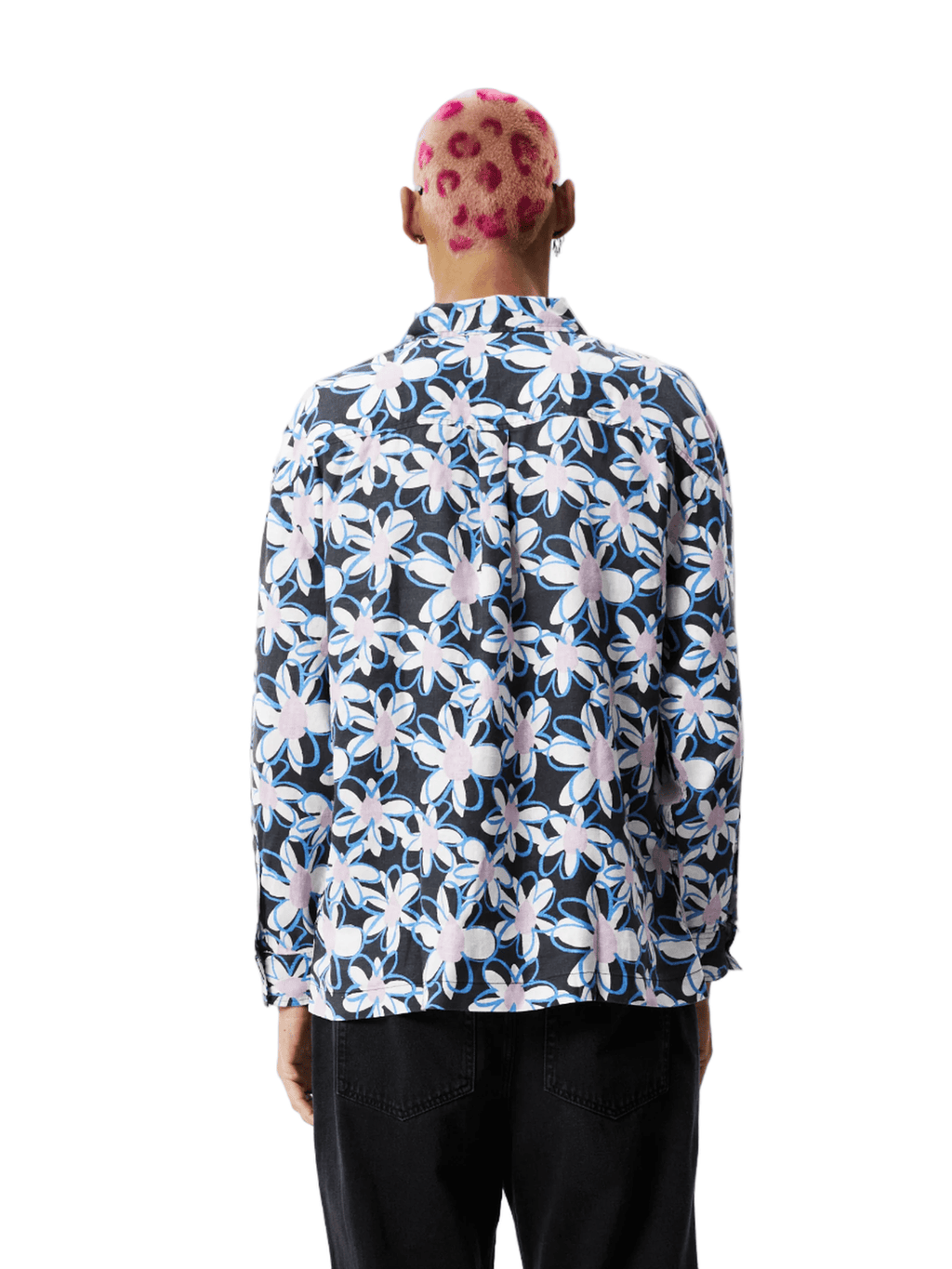 Afends - Waterfall Hemp Cuban LS Shirt - Stone Black - Velocity 21
