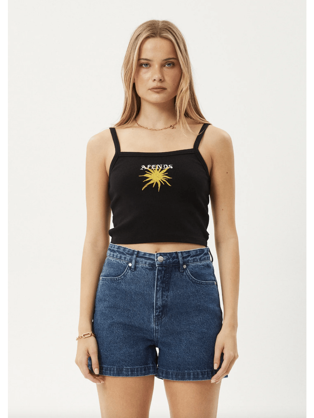 Afends - Sky High Recycled Rib Singlet - Velocity 21