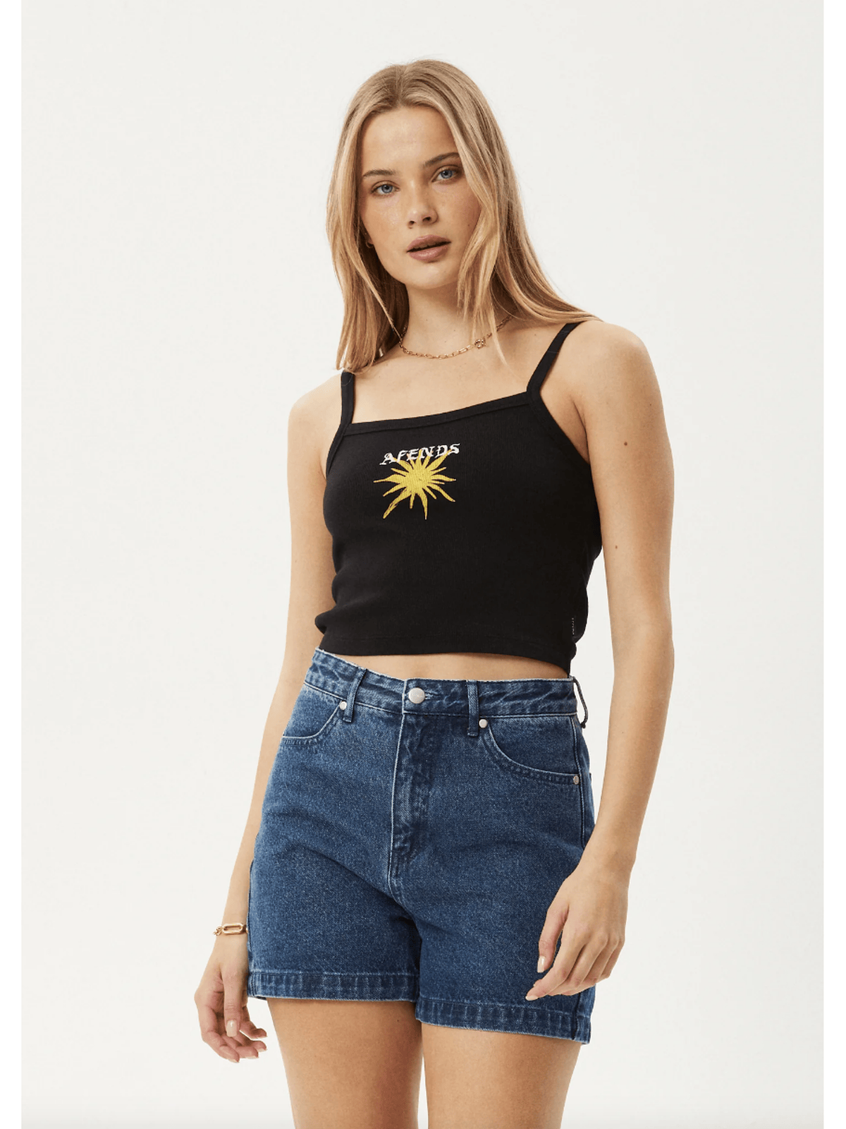 Afends - Sky High Recycled Rib Singlet - Velocity 21