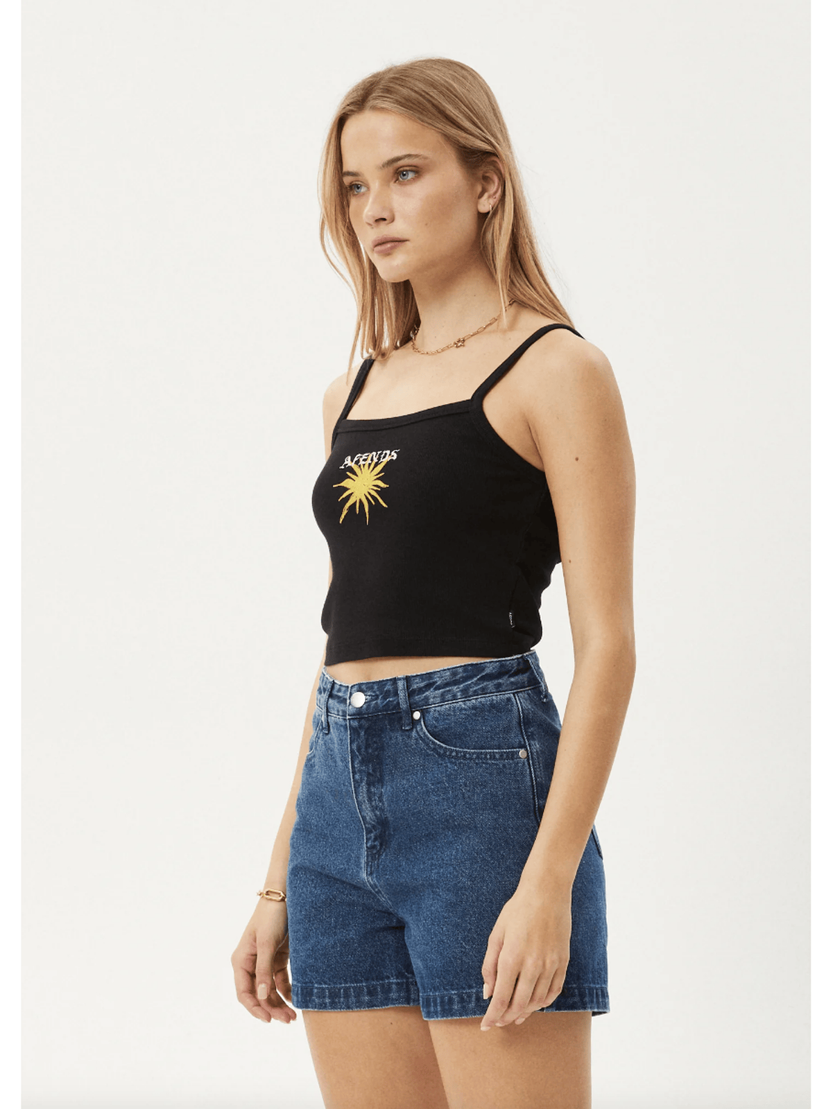 Afends - Sky High Recycled Rib Singlet - Velocity 21