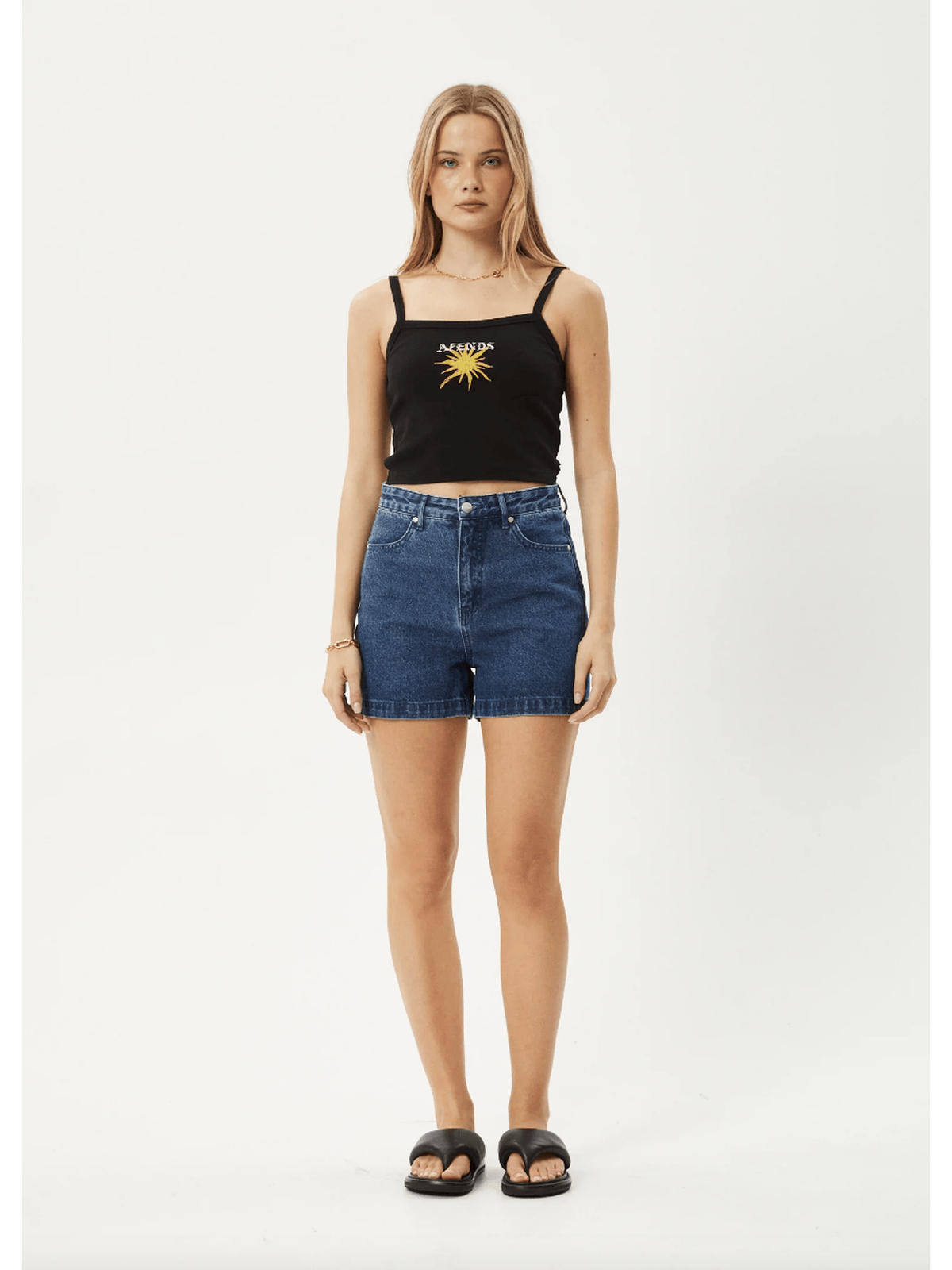 Afends - Sky High Recycled Rib Singlet - Velocity 21
