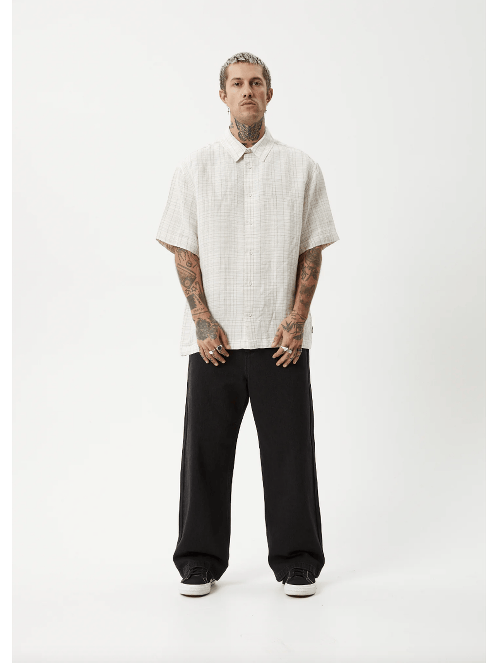 Afends - Criss Cross Hemp SS Shirt - Velocity 21