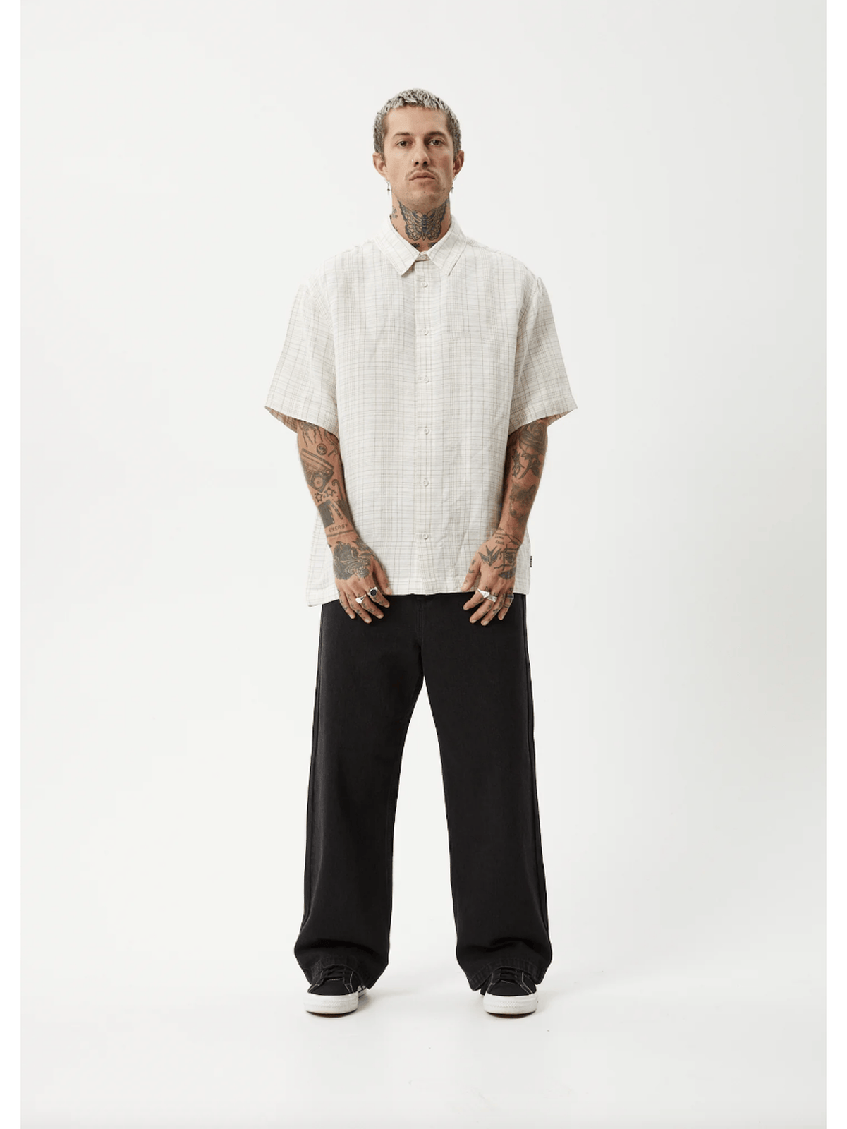 Afends - Criss Cross Hemp SS Shirt - Velocity 21