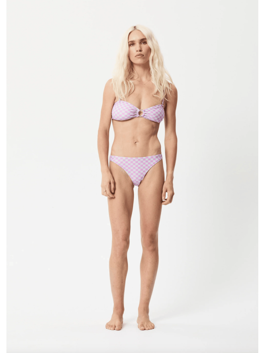 Afends - Carlo Recycled Check Bandeau Top - Velocity 21