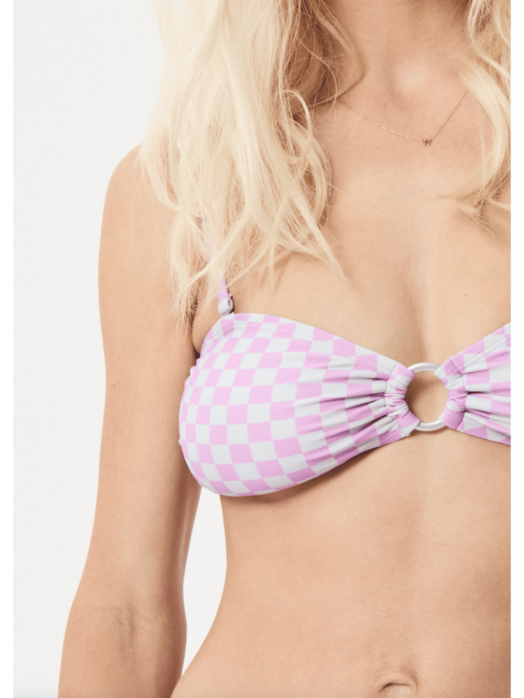 Afends - Carlo Recycled Check Bandeau Top - Velocity 21