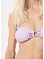 Afends - Carlo Recycled Check Bandeau Top - Velocity 21