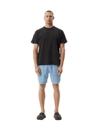 Afends - The Dopamine Organic Swim Short 18" - Blue Acid Wash - Velocity 21