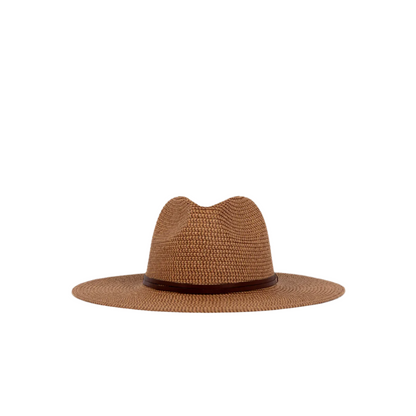 Rusty - Gisele Straw Hat - Choc/Honey - Velocity 21