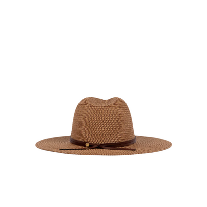 Rusty - Gisele Straw Hat - Choc/Honey - Velocity 21