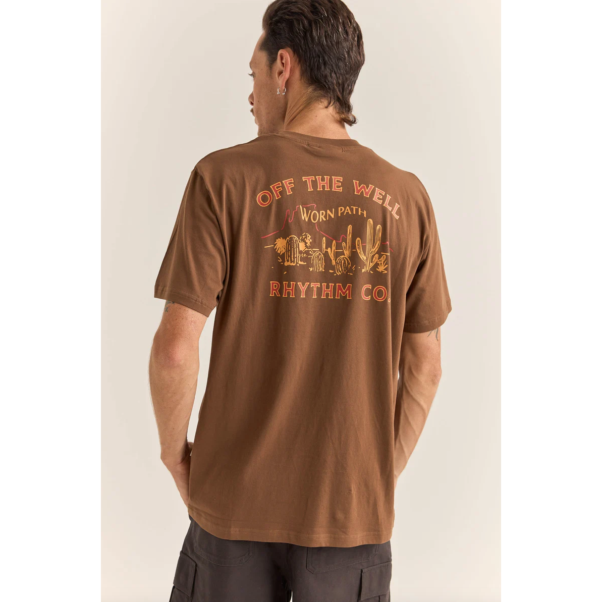 Rhythm - Worn Path SS Tee - Chocolate - Velocity 21