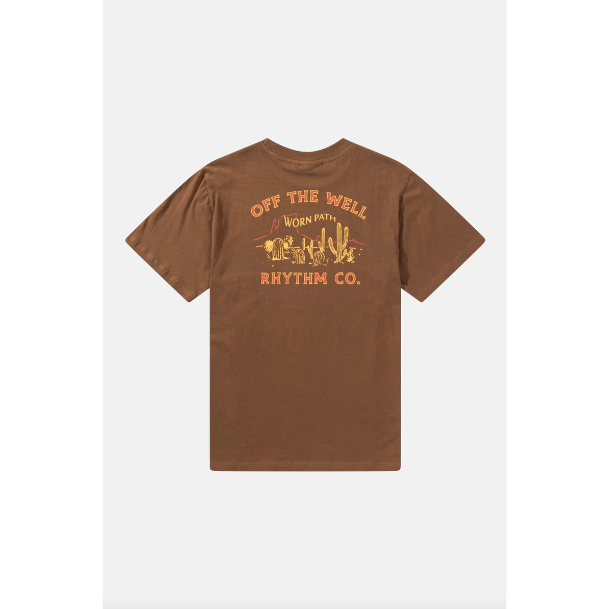 Rhythm - Worn Path SS Tee - Chocolate - Velocity 21