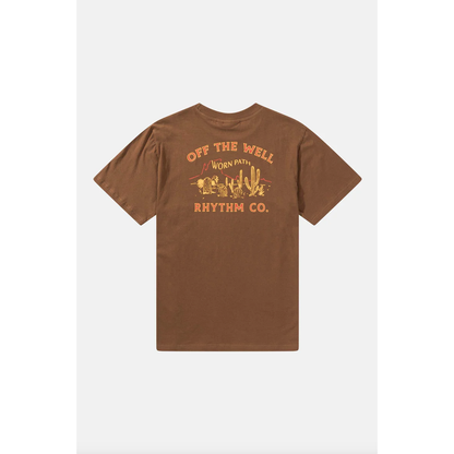 Rhythm - Worn Path SS Tee - Chocolate - Velocity 21