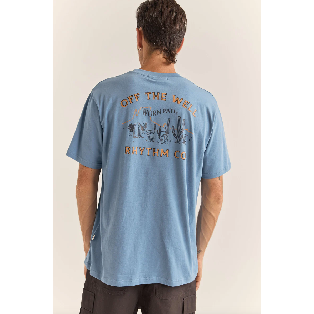 Rhythm - Worn Path SS Tee - Sea Blue - Velocity 21