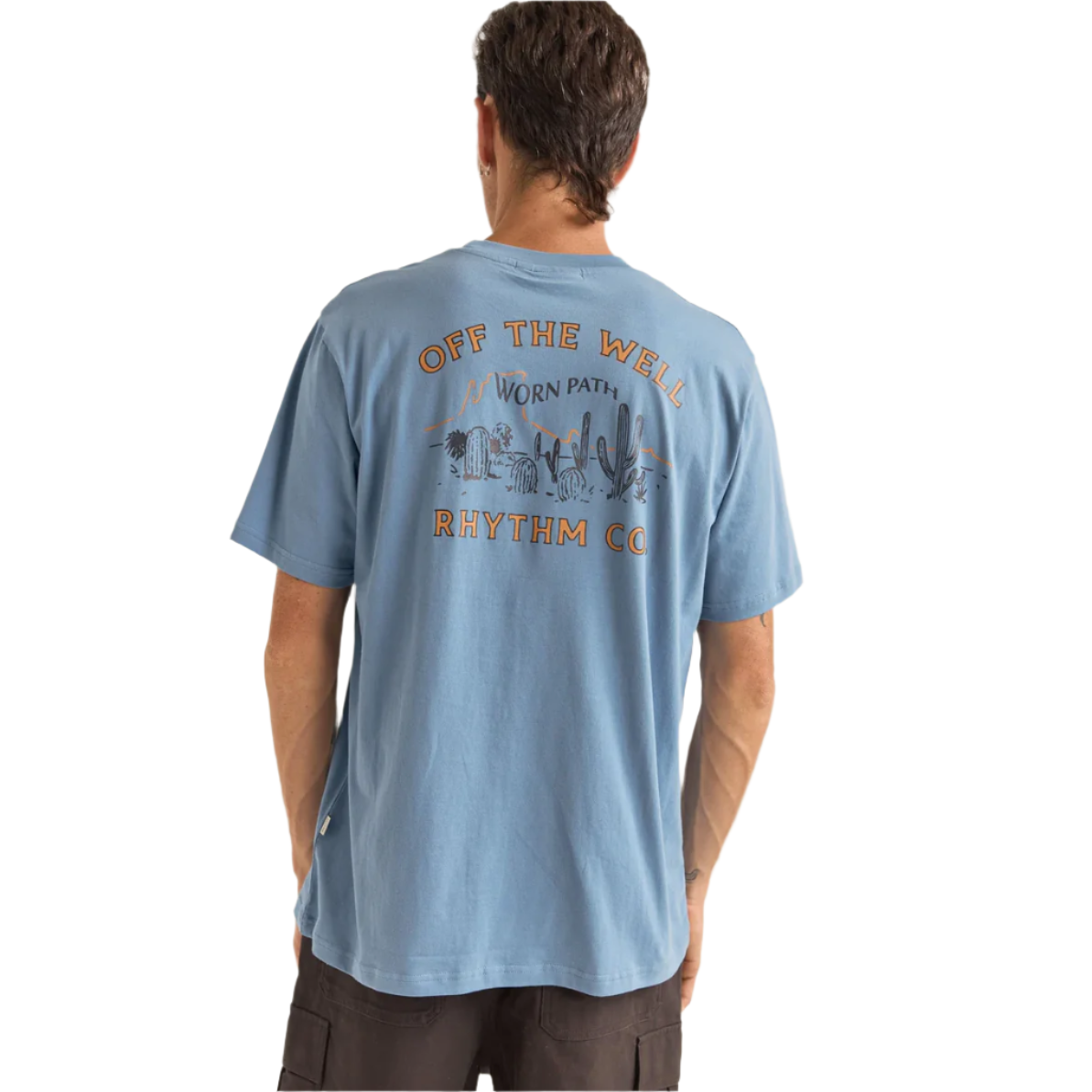 Rhythm - Worn Path SS Tee - Sea Blue - Velocity 21