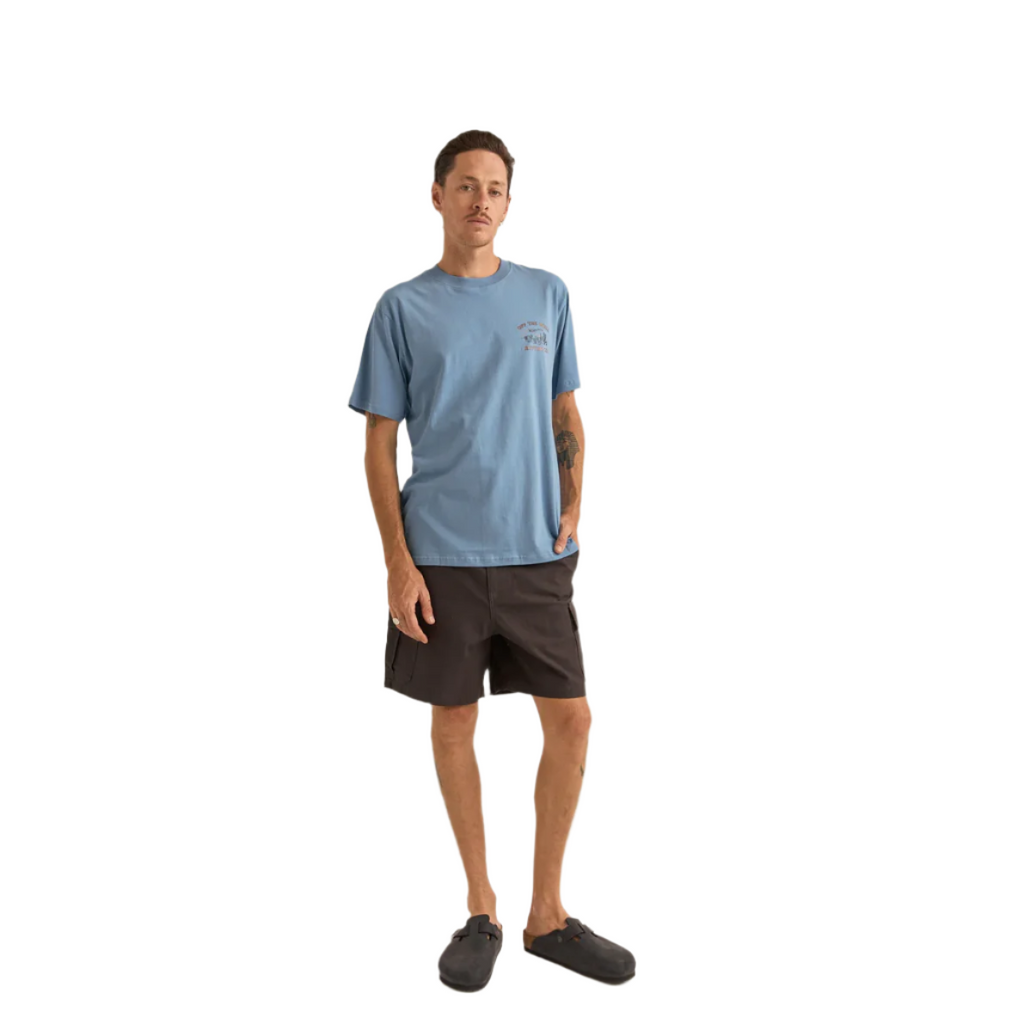 Rhythm - Worn Path SS Tee - Sea Blue - Velocity 21