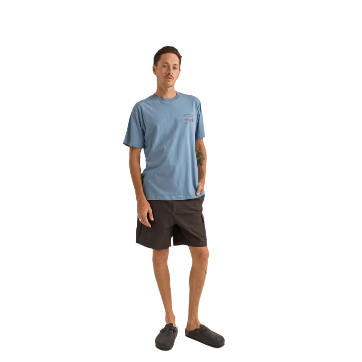 Rhythm - Worn Path SS Tee - Sea Blue - Velocity 21