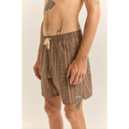 Rhythm - Paisley Stripe Beach Short - Velocity 21