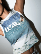 Rusty - All Ova Slim Fit Sleeveless Skimmer Tank - Velocity 21