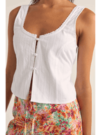 Rhythm - Brighton Button Front Top - Velocity 21